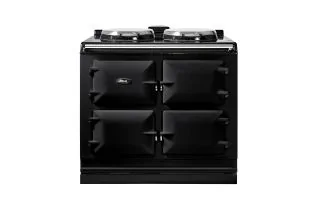 AGA Classic 100 Twin Hotplates Range Cooker - Black