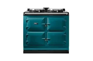 AGA Classic 100 Twin Hotplates Range Cooker - Salcombe Blue
