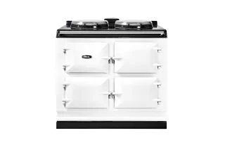 AGA Classic 100 Twin Hotplates Range Cooker - White