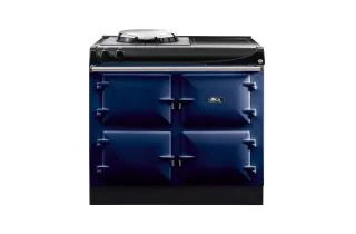 AGA Compact 100 Electric with Induction Hob Range Cooker - Dark Blue
