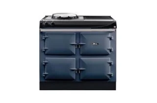 AGA Compact 100 Electric with Induction Hob Range Cooker - Dartmouth Blue