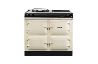 AGA Compact 100 Electric with Induction Hob Range Cooker - Linen