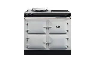 AGA Compact 100 Electric with Induction Hob Range Cooker - Pearl Ashes