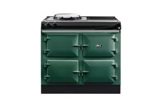 AGA Compact 100 Electric with Induction Hob Range Cooker - Racing Green