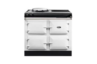 AGA Compact 100 Electric with Induction Hob Range Cooker - White