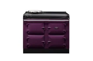 AGA Compact 110 Electric with Induction Hob Range Cooker - Aubergine