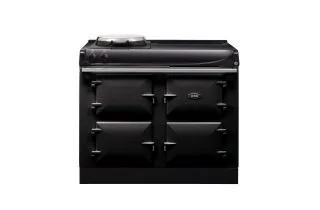 AGA Compact 110 Electric with Induction Hob Range Cooker - Black