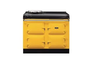 AGA Compact 110 Electric with Induction Hob Range Cooker - Mustard