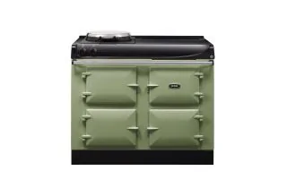 AGA Compact 110 Electric with Induction Hob Range Cooker - Olivine