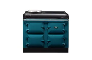 AGA Compact 110 Electric with Induction Hob Range Cooker - Salcombe Blue