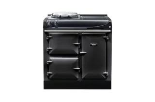 AGA Compact 90 Electric with Induction Hob Range Cooker - Black