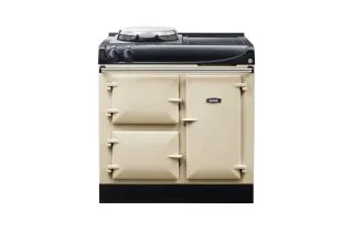 AGA Compact 90 Electric with Induction Hob Range Cooker - Cream