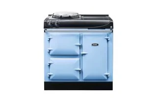 AGA Compact 90 Electric with Induction Hob Range Cooker - Duck Egg Blue