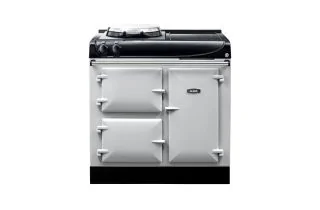 AGA Compact 90 Electric with Induction Hob Range Cooker - Pearl Ashes