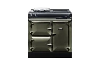AGA Compact 90 Electric with Induction Hob Range Cooker - Pewter