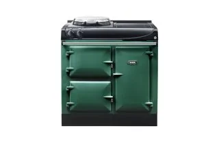 AGA Compact 90 Electric with Induction Hob Range Cooker - Racing Green