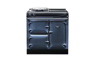 AGA Compact 90 Electric with Induction Hob Range Cooker - Dartmouth Blue