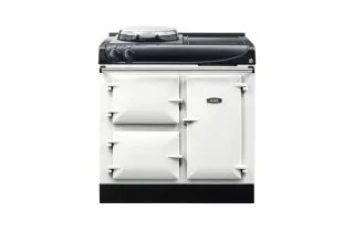 AGA Compact 90 Electric with Induction Hob Range Cooker - White