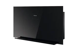 Miele DA 9092 W Screen Wall Mounted Cooker Hood - Obsidian Black