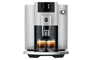 Jura 15467 E6 Bean to Cup Coffee Machine - Platinum