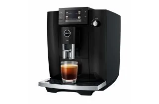Jura 15805 E6 Bean to Cup Coffee Machine - Piano Black