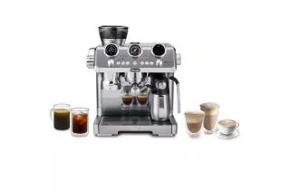 Nearly New - De'Longhi EC9885.M La Specialista Maestro Hot & Cold Brew Coffee Machine - Silver