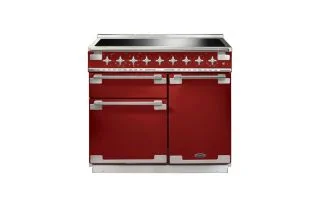 Rangemaster Elise 100 Induction Range Cooker - Cherry Red
