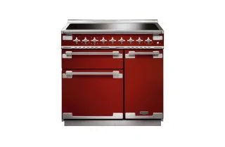 Rangemaster Elise 90 Induction Range Cooker - Cherry Red