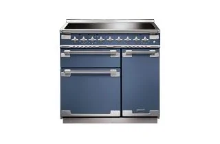Rangemaster Elise 90 Induction Range Cooker - Stone Blue