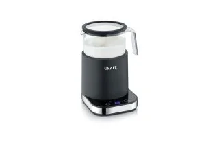 Graef Glass Induction Milk Frother - Black