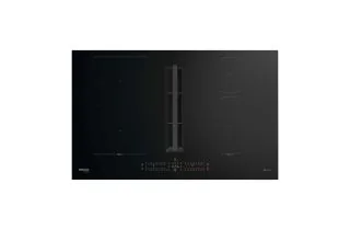 Hisense HEH8432BSCWF Induction Hob with Integrated Extractor - Black