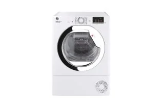Ex Display - Hoover HLE H9A2DCE-80 H-DRY 300 LITE 9kg Heat Pump Tumble Dryer - White