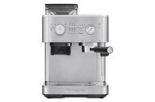 KitchenAid Semi Automatic Espresso Machine with Burr Grinder - Stainless Steel