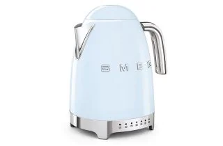 Smeg KLF04PBUK 50's Style Variable Temperature Kettle - Pastel Blue