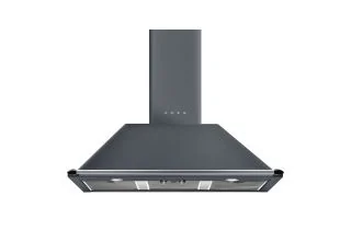 Smeg KT100GRE 100cm Victoria Chimney Cooker Hood - Slate Grey