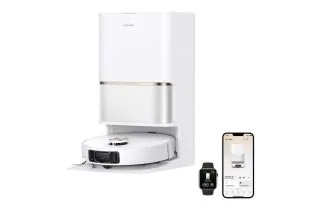 Dreame L50 Ultra AE Robot Vacuum Cleaner and Mop with Self-Cleaning and Auto-Empty - White
