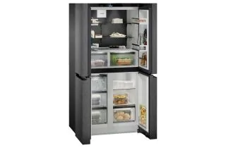 Liebherr MBbsdi 9024 Plus French Door Fridge Freezer with BioFresh & NoFrost - Black Steel