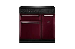 AGA Masterchef Deluxe 90 Induction Range Cooker - Cranberry
