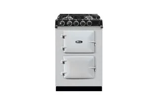 AGA Mini Cast Iron 60 Dual Fuel with Gas Hob Range Cooker - Pearl Ashes