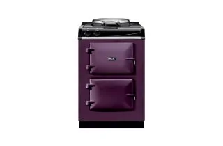 AGA Mini Cast Iron 60 Electric with Cast-Iron Hotplate Range Cooker - Aubergine