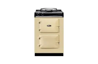 AGA Mini Cast Iron 60 Electric with Cast-Iron Hotplate Range Cooker - Cream