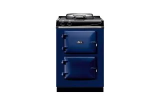 AGA Mini Cast Iron 60 Electric with Cast-Iron Hotplate Range Cooker - Dark Blue