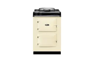 AGA Mini Cast Iron 60 Electric with Cast-Iron Hotplate Range Cooker - Linen