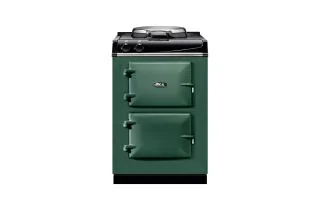 AGA Mini Cast Iron 60 Electric with Cast-Iron Hotplate Range Cooker - Racing Green