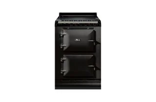 AGA Mini Conventional 60 Electric with Ceramic Hob Range Cooker - Black