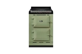 AGA Mini Conventional 60 Electric with Ceramic Hob Range Cooker - Olivine