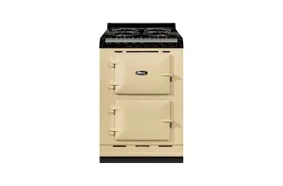 AGA Mini Conventional 60 Dual Fuel with Gas Hob Range Cooker - Cream