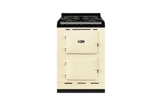 AGA Mini Conventional 60 Dual Fuel with Gas Hob Range Cooker - Linen