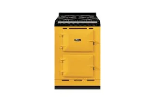 AGA Mini Conventional 60 Dual Fuel with Gas Hob Range Cooker - Mustard