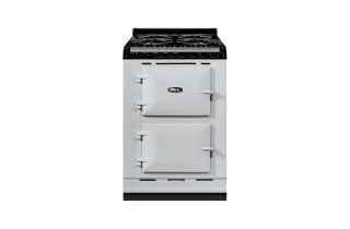 AGA Mini Conventional 60 Dual Fuel with Gas Hob Range Cooker - Pearl Ashes